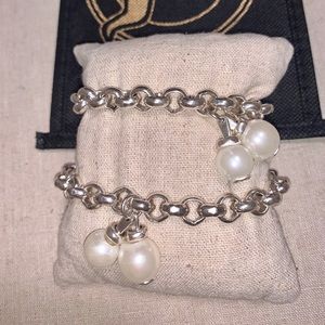 Tra-la-ra Double Pearls Bracelet NWT